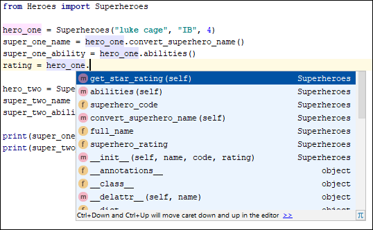 The function is now private and not on the PyCharm context menu