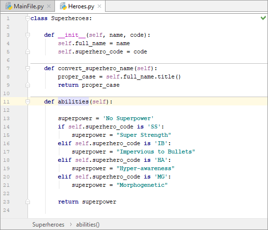 An If statement added to a Python function