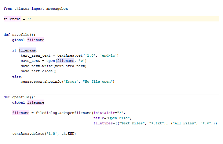 A Python function to handle saving files