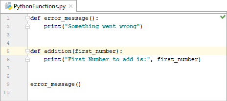 Basic Python function with one parameter