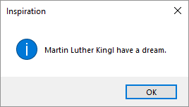 Tkinter message box